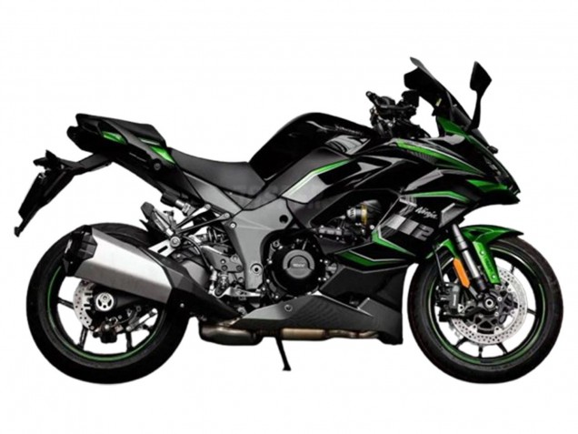 Descuento Carenado Moto Kawasaki Z1000SX 2020-2025 - Negro Verde Ninja