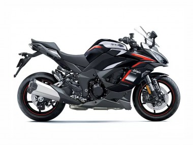 Descuento Carenados Moto Kawasaki Z1000SX 2020-2025 - Negro Rojo Plata Ninja