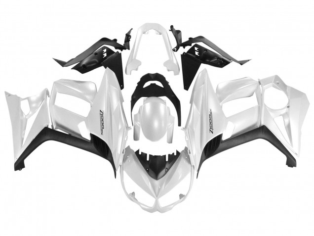Descuento Carenados Moto Kawasaki Z1000SX 2010-2016 - Blanco Perla Negro