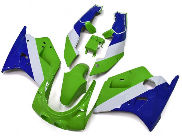 Descuento Carenados Moto Kawasaki ZXR250 1989-1990 - Verde Blanco Azul