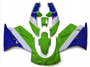 Descuento Carenados Moto Kawasaki ZXR250 1989-1990 - Verde Blanco Azul