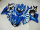 Descuento Kits Carenado Moto Suzuki GSXR 1000 2009-2016 - Azul Verde Blanco