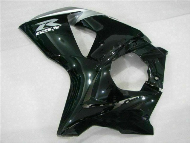 Descuento Carenados Moto Suzuki GSXR 1000 2009-2016 - Negro Brillante Plata Blanco