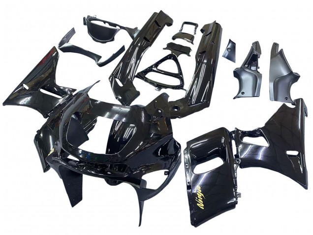 Descuento Carenados Moto Kawasaki ZZR400 1993-2007 - Negro Brillante Oro Ninja