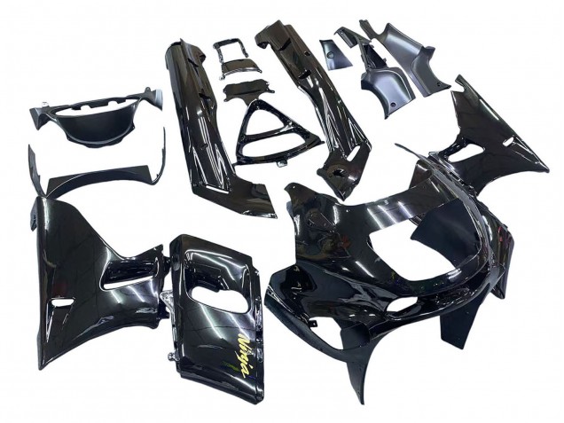 Descuento Carenados Moto Kawasaki ZZR400 1993-2007 - Negro Brillante Oro Ninja