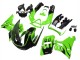 Descuento Carenados Moto Kawasaki ZZR400 1993-2007 - Verde Negro Brillante Llama