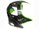 Descuento Carenados Moto Kawasaki ZZR400 1993-2007 - Verde Negro Brillante Llama