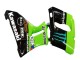 Descuento Carenados Moto Kawasaki ZZR400 1993-2007 - Verde Negro Brillante Azul Monstruo Elf Touch4 Bridgestone