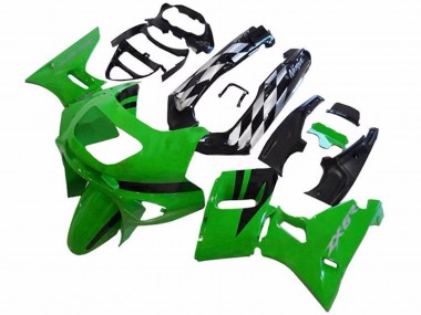 Descuento Carenados Moto Kawasaki ZZR400 1993-2007 - Verde Negro Brillante