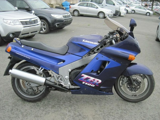 Descuento Carenados Moto Kawasaki ZZR1100 1990-1992 - Azul Azul Oscuro