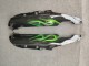 Descuento Carenados Moto Kawasaki ZZR1100 1993-2003 - Negro Brillante Verde Llama
