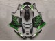 Descuento Carenados Moto Kawasaki ZZR1100 1993-2003 - Negro Brillante Verde Llama