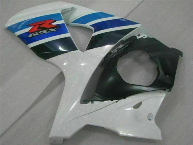 Descuento Completo Carenados Moto Suzuki GSXR 1000 2009-2016 - Blanco Azul Negro
