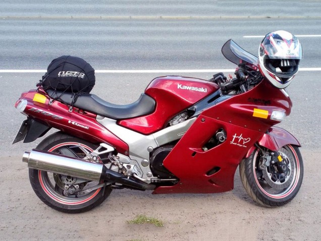 Descuento Carenados Moto Kawasaki ZZR1100 1993-2003 - Rojo