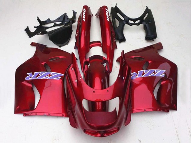 Descuento Carenados Moto Kawasaki ZZR1100 1993-2003 - Rojo Brillante