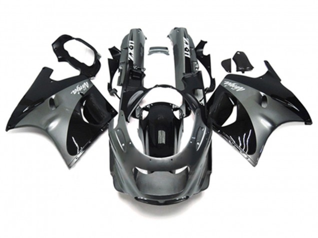 Descuento Carenados Moto Kawasaki ZZR1100 1993-2003 - Gris Negro Ninja
