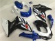 Descuento Kits Completo Carenado Moto Suzuki GSXR 1000 2009-2016 - Blanco Azul Negro