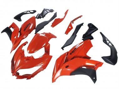 Descuento Carenados Moto Kawasaki Versys 650 2015-2021 - Rojo Negro Mate