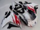 Descuento Carenados Moto Yamaha FZ6R 2009-2015 - Blanco Rojo Negro