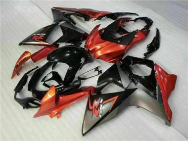 Descuento Carenados Moto Suzuki GSXR 1000 2009-2016 - Naranja Negro Brillante