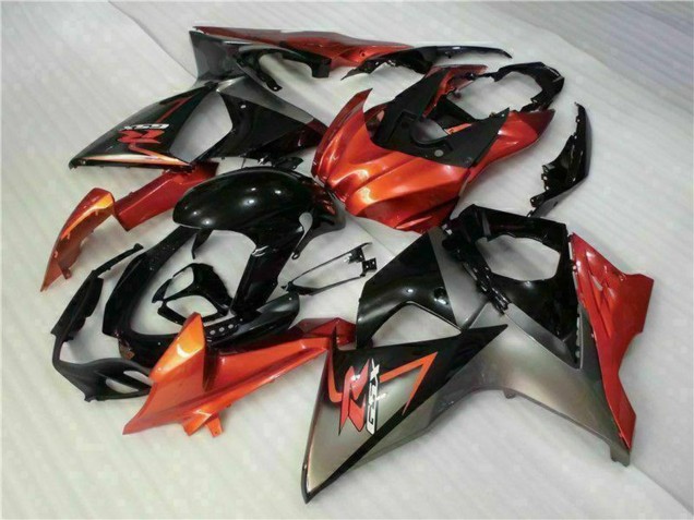 Descuento Carenados Moto Suzuki GSXR 1000 2009-2016 - Naranja Negro Brillante