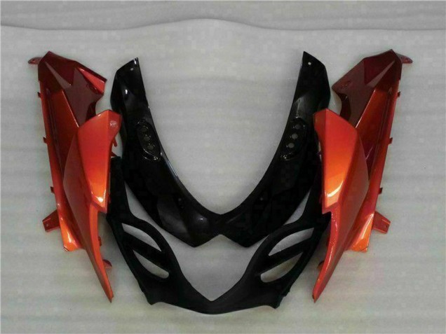 Descuento Carenados Moto Suzuki GSXR 1000 2009-2016 - Naranja Negro Brillante