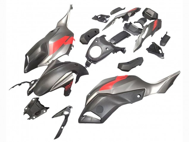 Descuento Carenados Moto Yamaha MT07/FZ07 2012-2017 - Gris Rojo