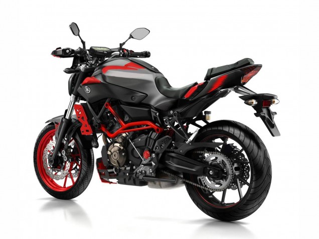 Descuento Carenados Moto Yamaha MT07/FZ07 2012-2017 - Gris Rojo