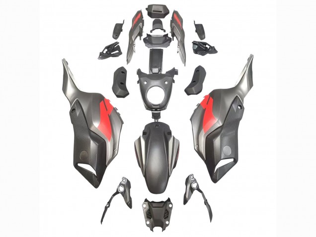 Descuento Carenados Moto Yamaha MT07/FZ07 2012-2017 - Gris Rojo