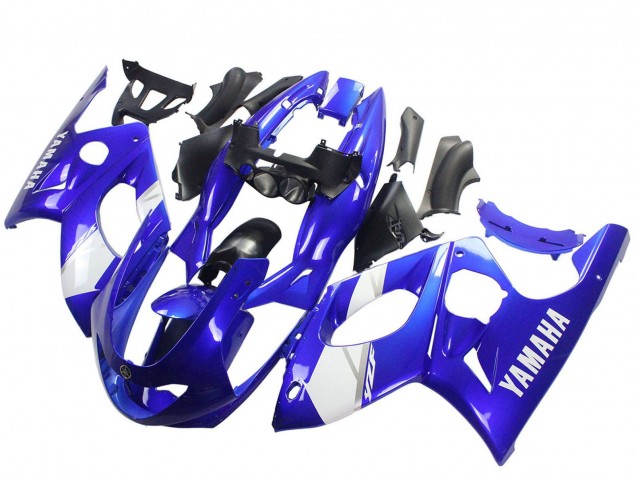 Descuento Carenado Moto Yamaha YZF600R Thundercat 1996-2007 - Azul Blanco Plata