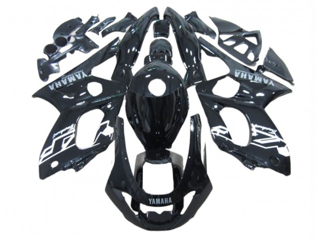 Descuento Carenados Moto Yamaha YZF600R Thundercat 1996-2007 - Negro Brillante Blanco