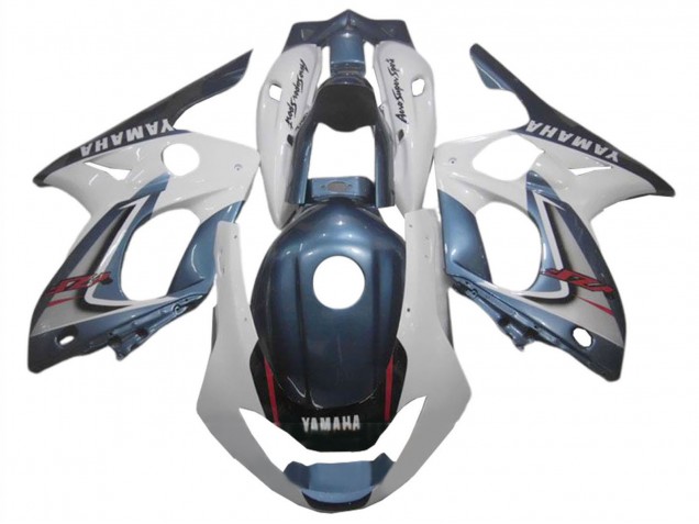 Descuento Carenados Moto Yamaha YZF600R Thundercat 1996-2007 - Azul Oscuro Blanco