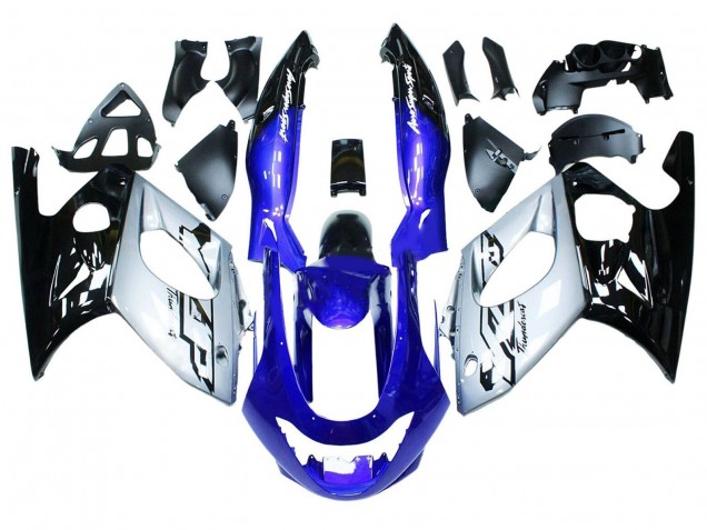 Descuento Carenados Moto Yamaha YZF600R Thundercat 1996-2007 - Azul Plata Negro