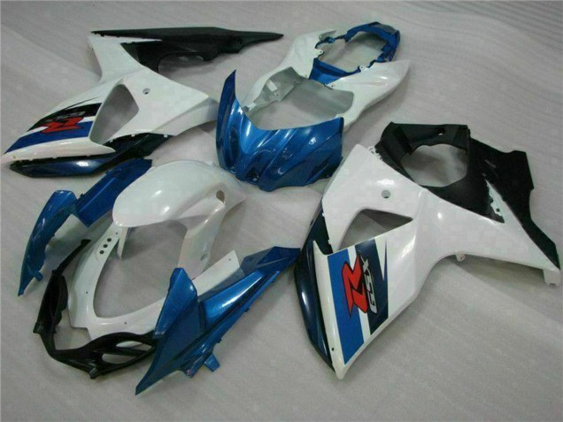 Descuento Kits Carenados ABS Suzuki GSXR 1000 2009-2016 - Blanco Azul Negro