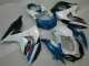 Descuento Kits Carenados ABS Suzuki GSXR 1000 2009-2016 - Blanco Azul Negro