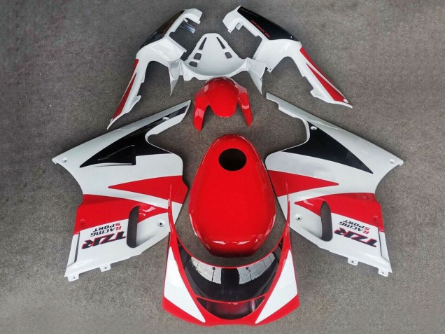 Descuento Carenados Moto Yamaha TZR250 3XV 1991-1994 - Blanco Rojo Negro Carrera