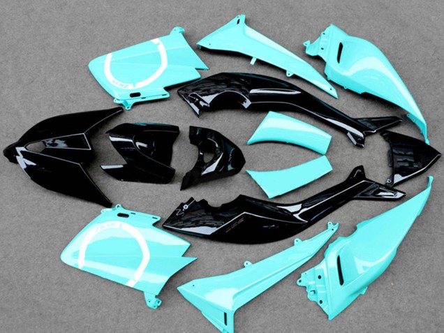 Descuento Carenados Moto Yamaha TMAX530 2012-2014 - Azul Claro Negro Brillante