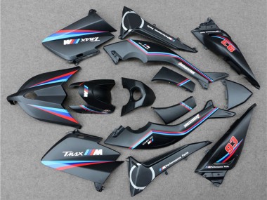 Descuento Carenados Moto Yamaha TMAX530 2012-2014 - Negro Mate Rojo Azul 93