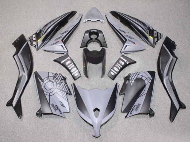 Descuento Carenados Moto Yamaha TMAX530 2012-2014 - Negro Mate Gris ENEOS Yamalube