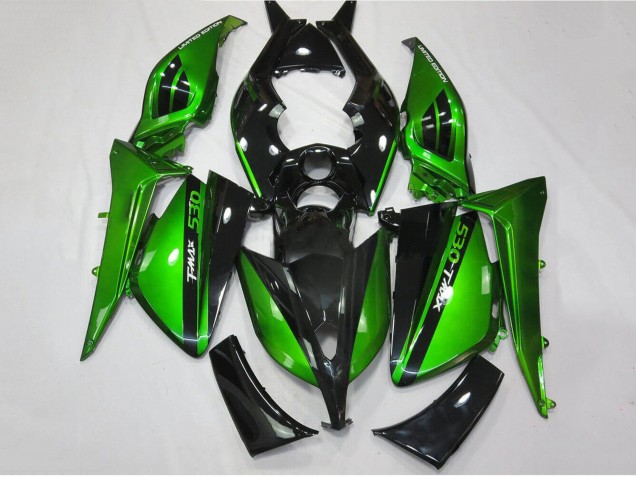 Descuento Carenados Moto Yamaha TMAX530 2012-2014 - Verde Brillante Negro