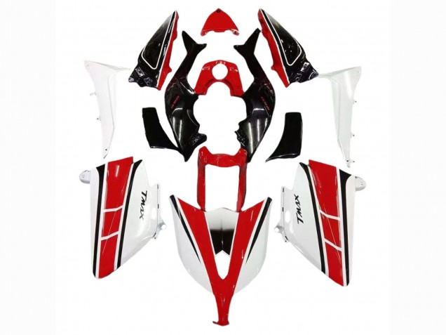 Descuento Carenados Moto Yamaha TMAX530 2012-2014 - Rojo Blanco Negro