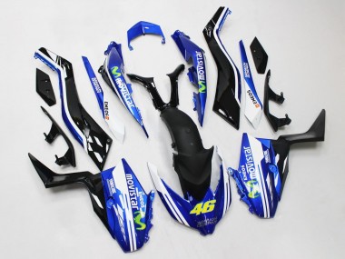 Descuento Carenados Moto Yamaha XMAX300 2017-2021 - Azul Negro MoviStar ENEOS Yamalube 46