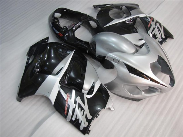 Descuento Carenados Moto Suzuki GSXR 1300 Hayabusa 1996-2007 - Plata Negro