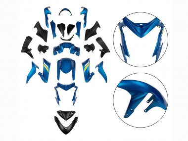 Descuento Carenados Moto Suzuki GSX-S 1000 2015-2020 - Negro Azul Amarillo