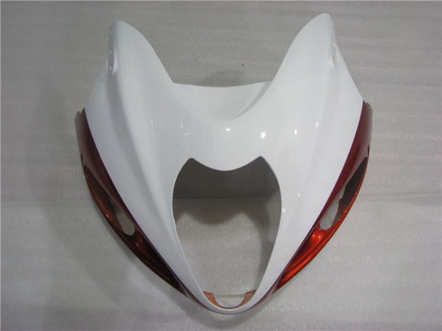 Descuento Carenados Moto Suzuki GSXR 1300 Hayabusa 1996-2007 - Blanco Naranja Negro