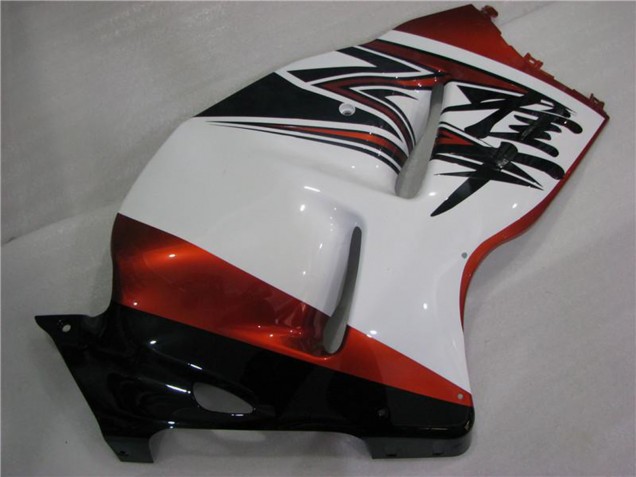 Descuento Carenados Moto Suzuki GSXR 1300 Hayabusa 1996-2007 - Blanco Naranja Negro