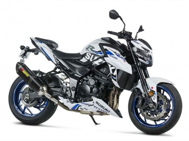 Descuento Carenados Moto Suzuki GSX-S 750 2017-2022 - Blanco Azul Ecstar