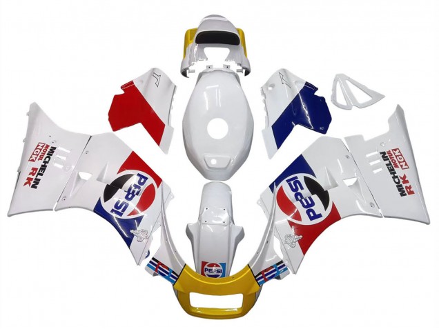 Descuento Carenados Moto Suzuki RG400 RG500 RG400/500 1984-1987 - Blanco Rojo Azul Amarillo Motul Michelin Pepsi