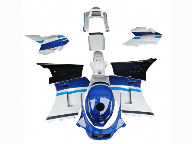 Descuento Carenados Moto Suzuki RG400 RG500 RG400/500 1984-1987 - Blanco Azul Negro