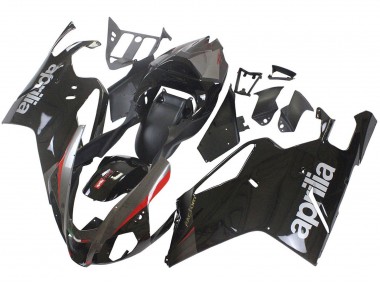 Descuento Carenados Moto Aprilia RSV1000 2003-2006 - Negro Brillante Gris Rojo
